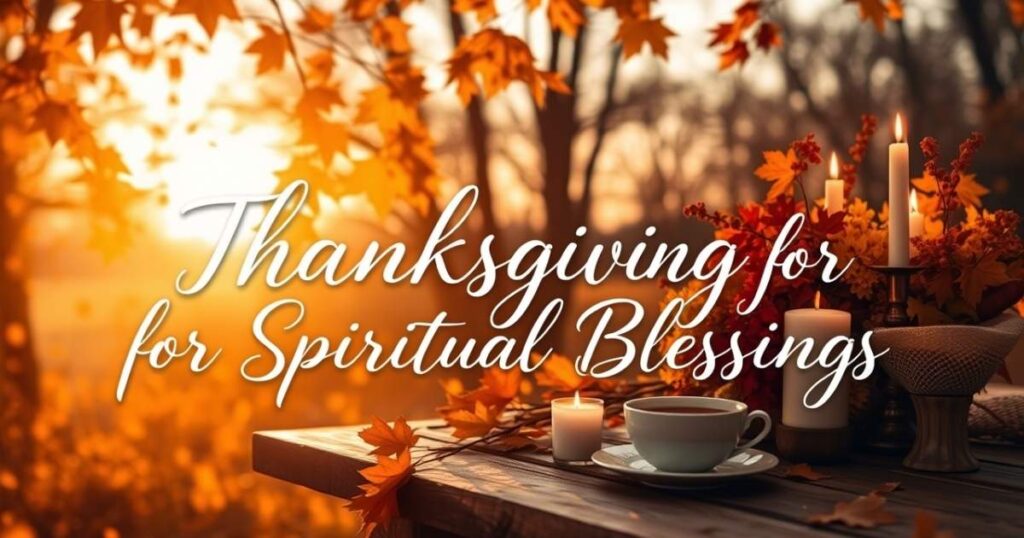 Thanksgiving for Spiritual Blessings