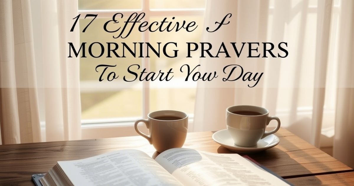 Effective Morning Prayers To Start Your Day