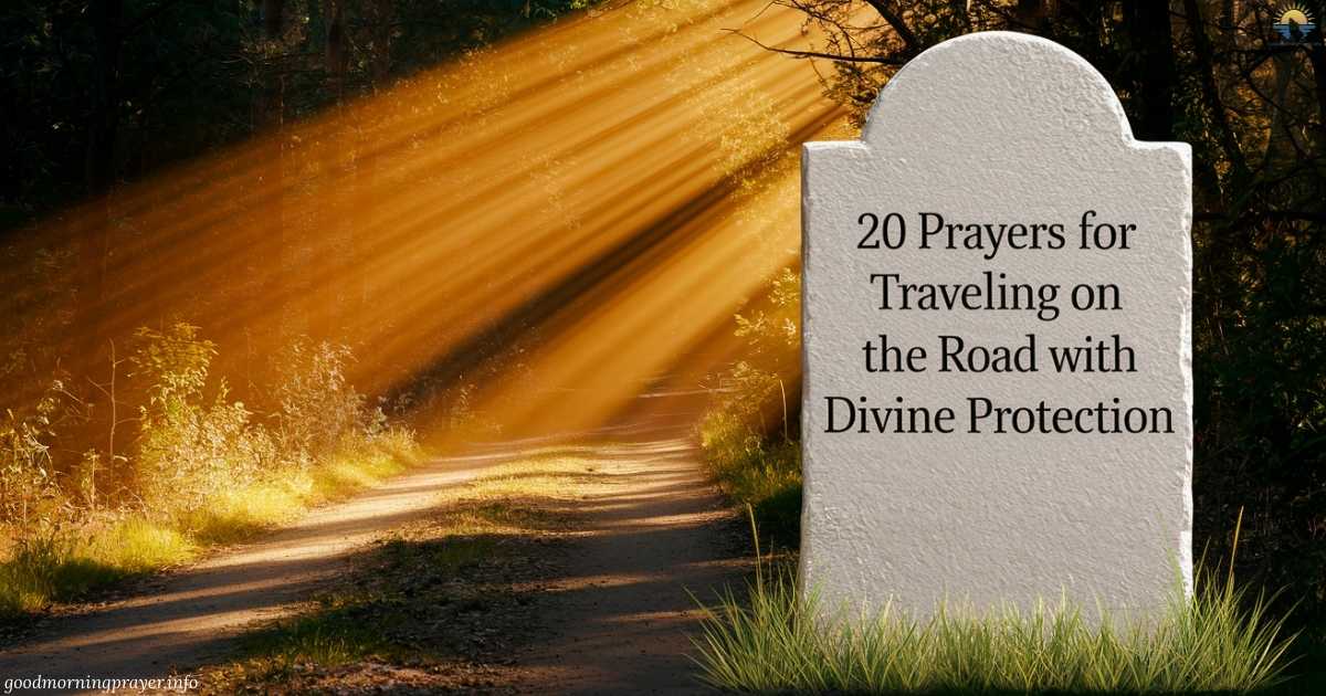 20 Prayers for Traveling on the Road with Divine Protection