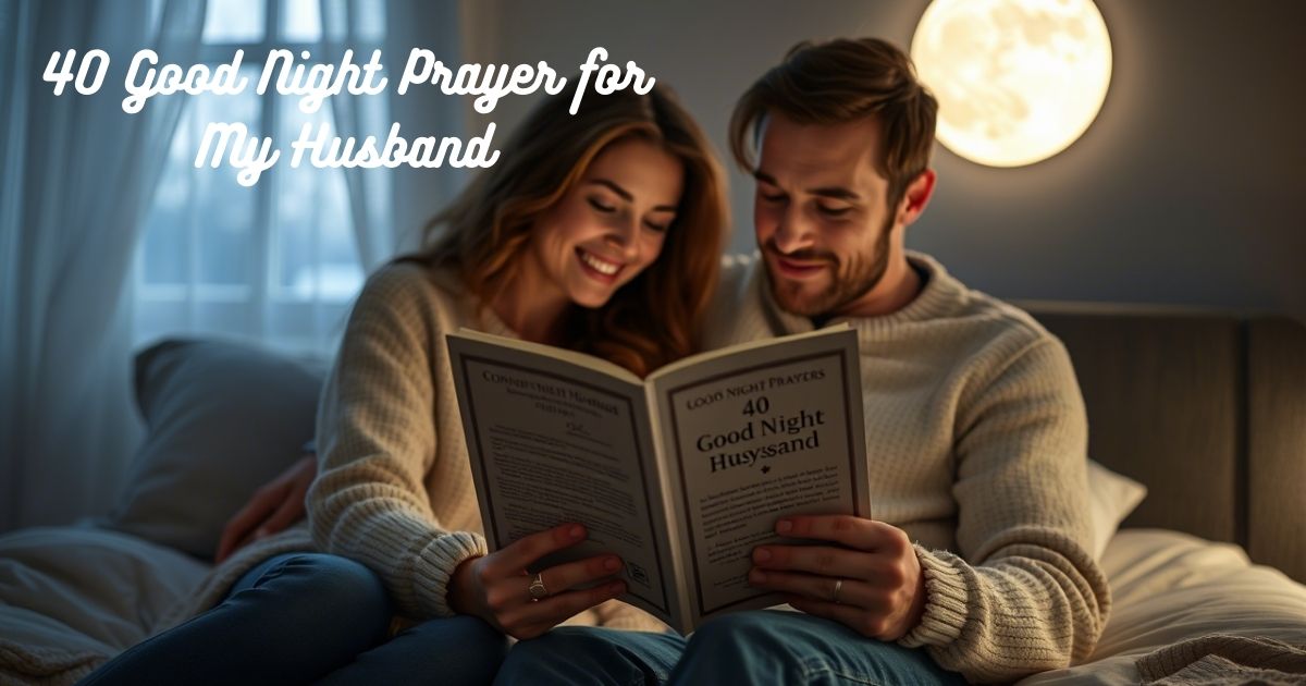 40 Good Night Prayer for My Husband