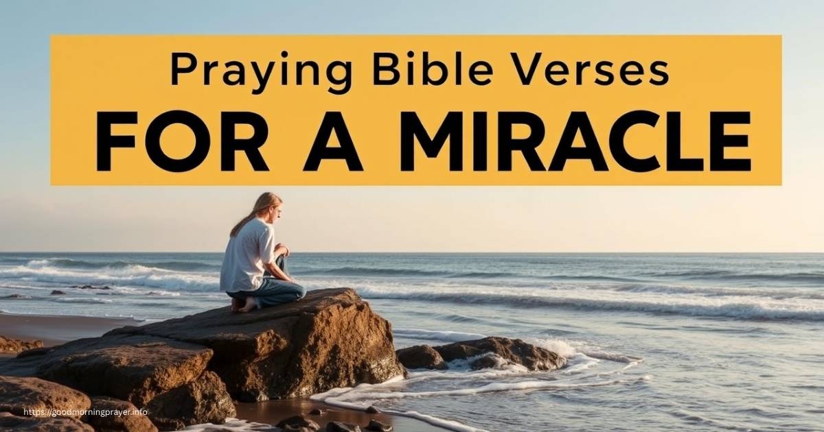 Praying Bible Verses For A Miracle