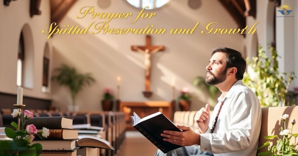 A Prayer for Spiritual Preservation and Growth