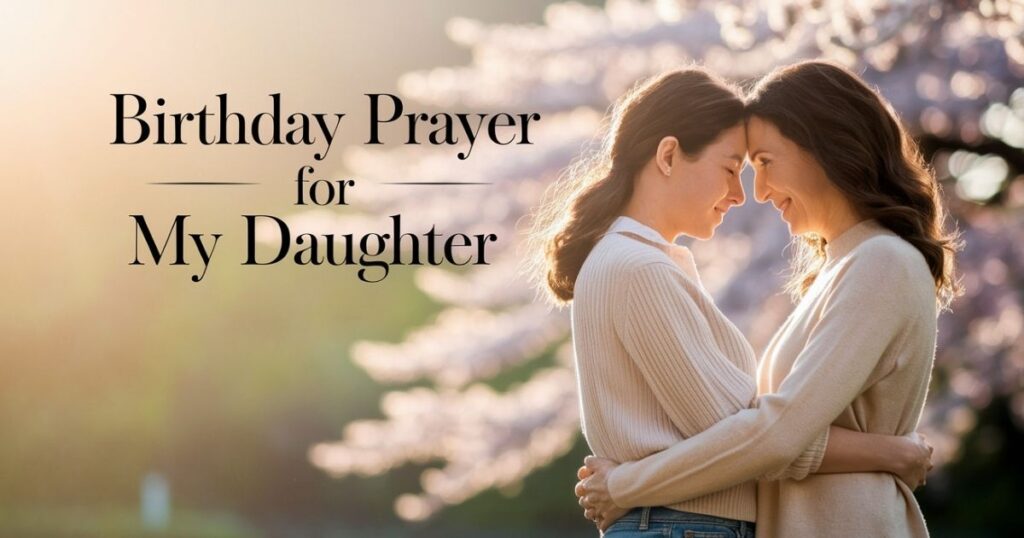 Birthday Prayer For My Daughter