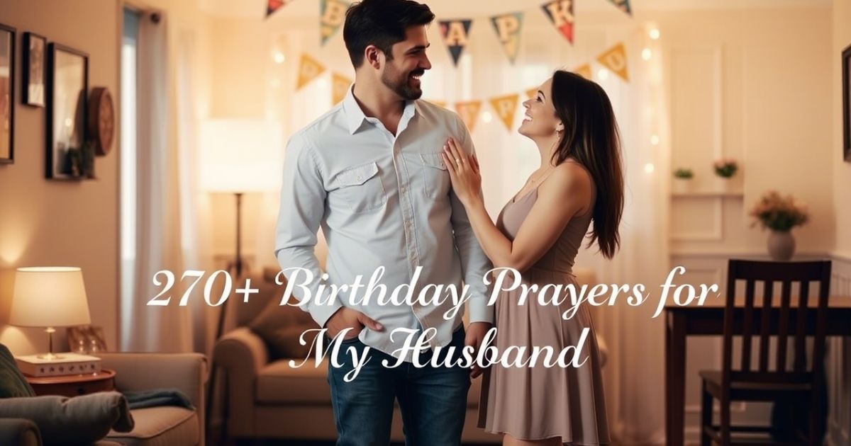 Birthday Prayers for My Husband