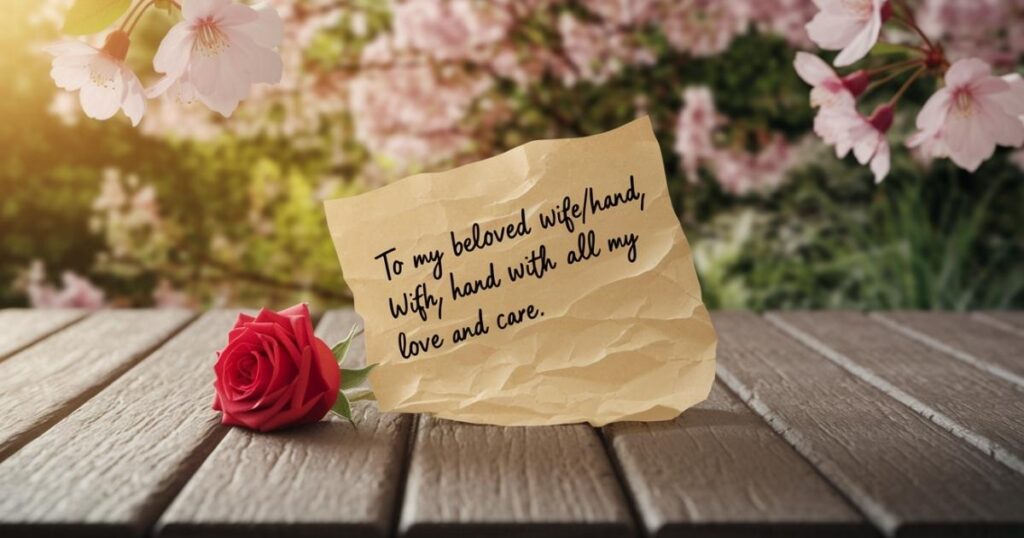 Caring Message For My Wife / Husband