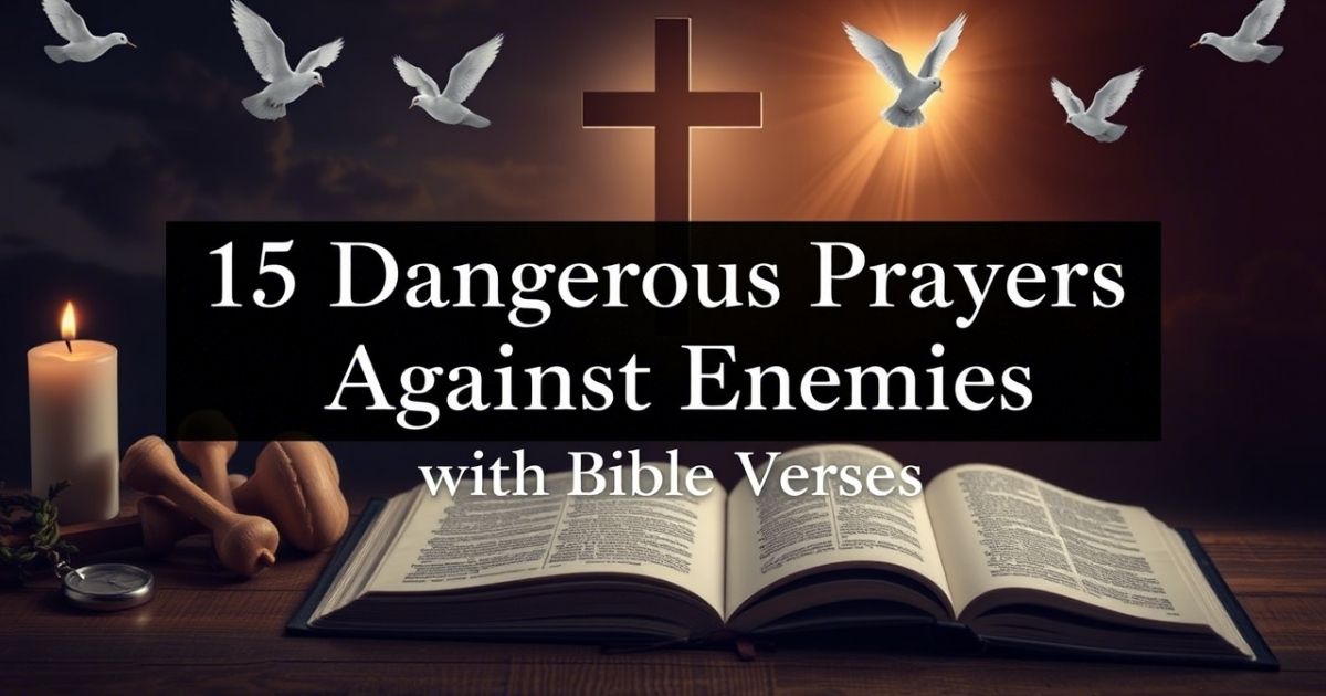 15 Dangerous Prayers Against Enemies with Bible Verses