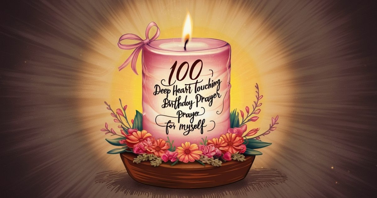 100 Deep Heart Touching Birthday Prayer For Myself