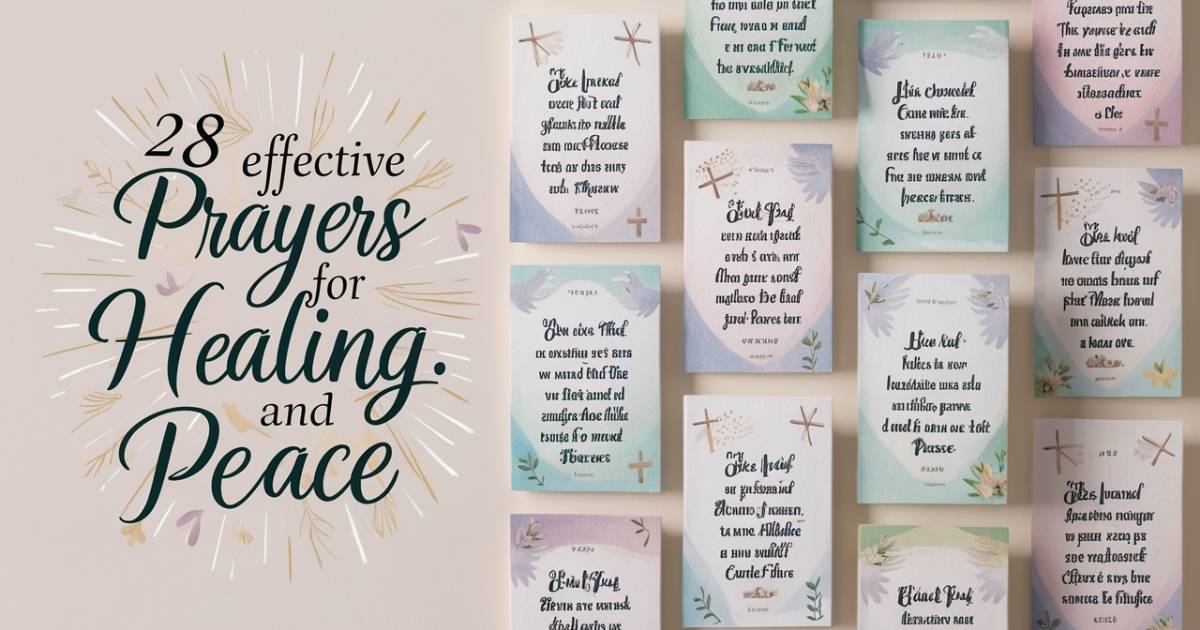 Effective Prayer For Healing And Peace