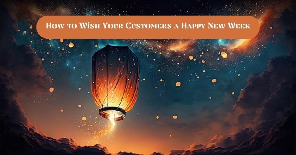 How to Wish Your Customers a Happy New Week