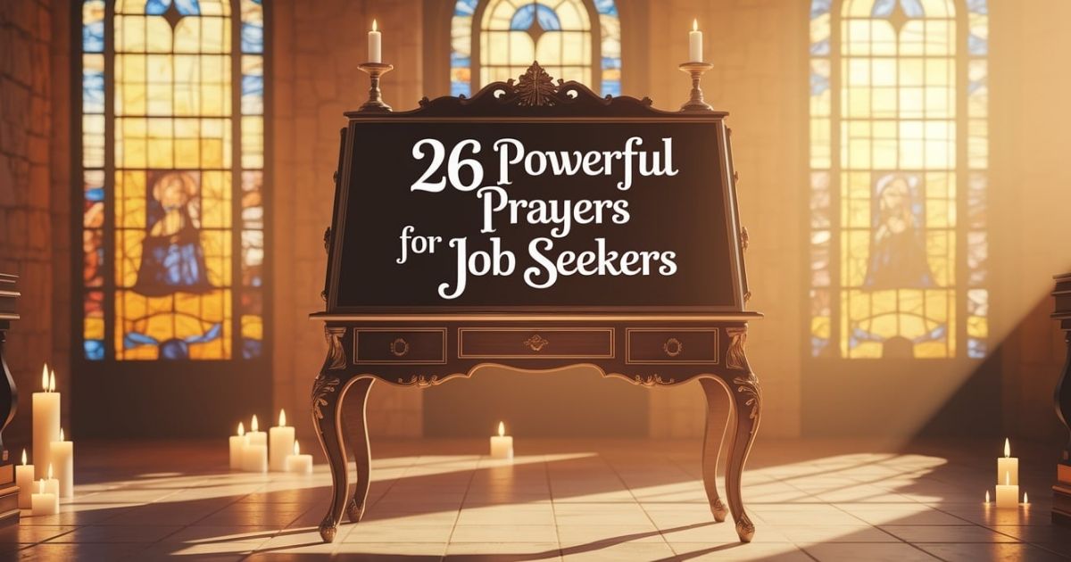 26 Powerful Prayer For Job Seekers