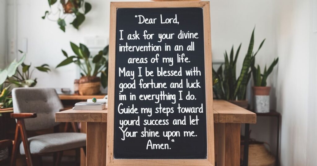 Powerful Prayers for Good Luck