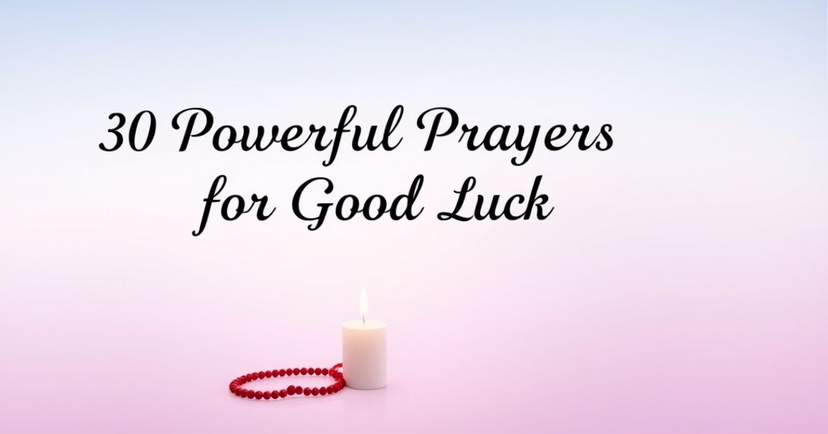 Powerful Prayers for Good Luck