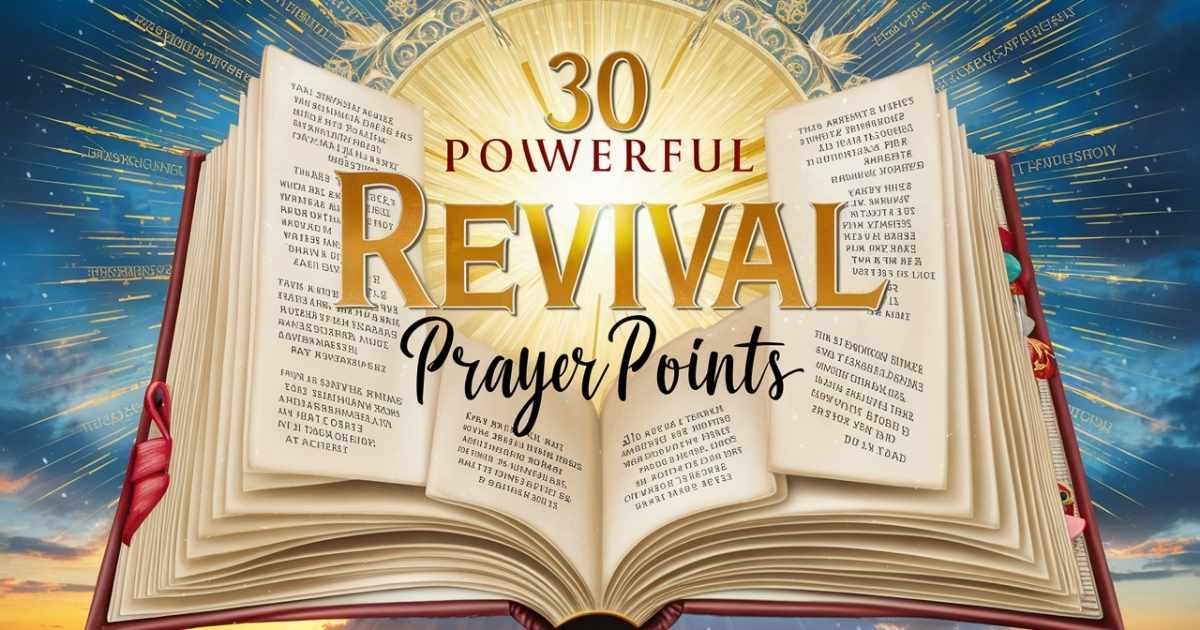 Powerful Revival Prayer Points with Bible Verses