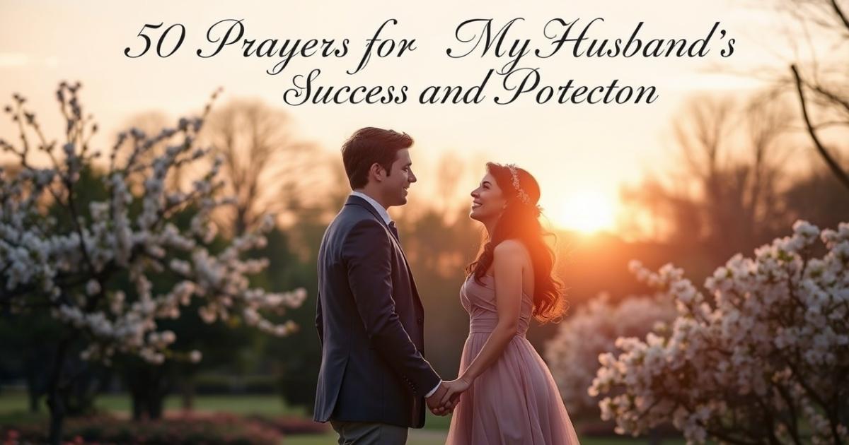 Prayers for My Husbands Success and Protection