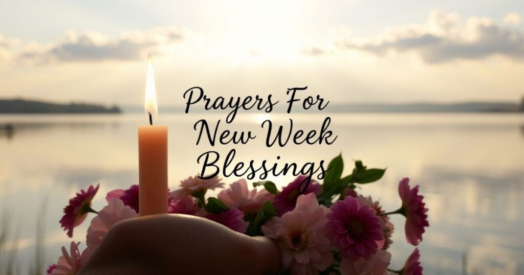 Prayers For New Week Blessings