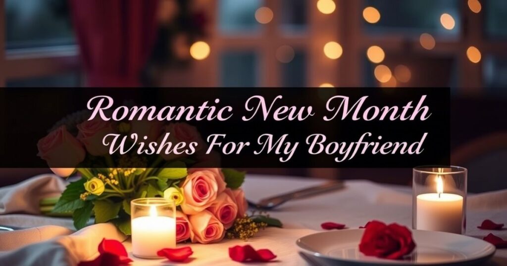 Romantic New Month Wishes For My Boyfriend