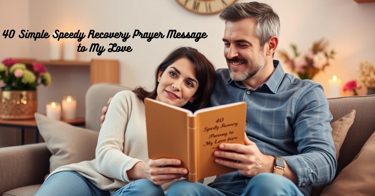 Simple Speedy Recovery Prayer Message to My Love
