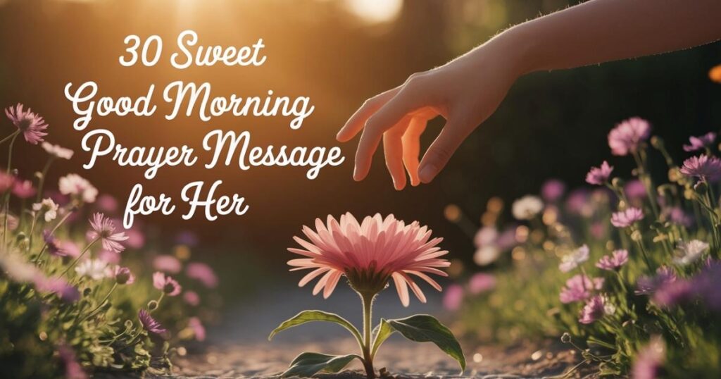 30 Sweet Good Morning Prayer Message for Her