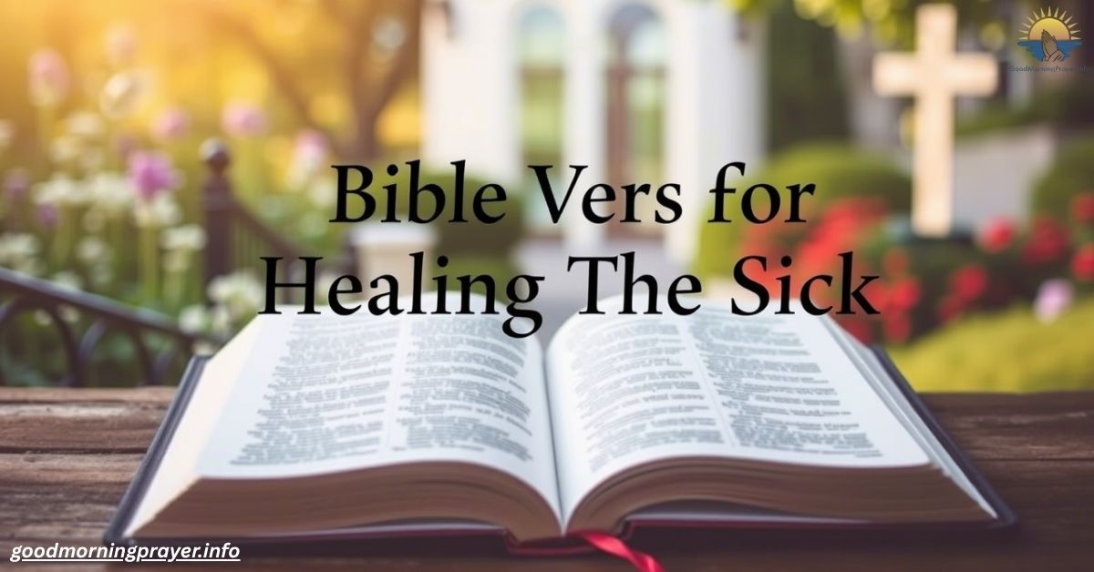 Bible Verse For Healing The Sick