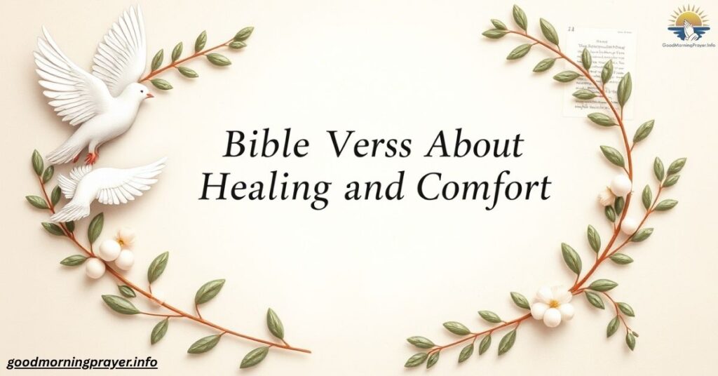Bible Verses About Healing and Comfort