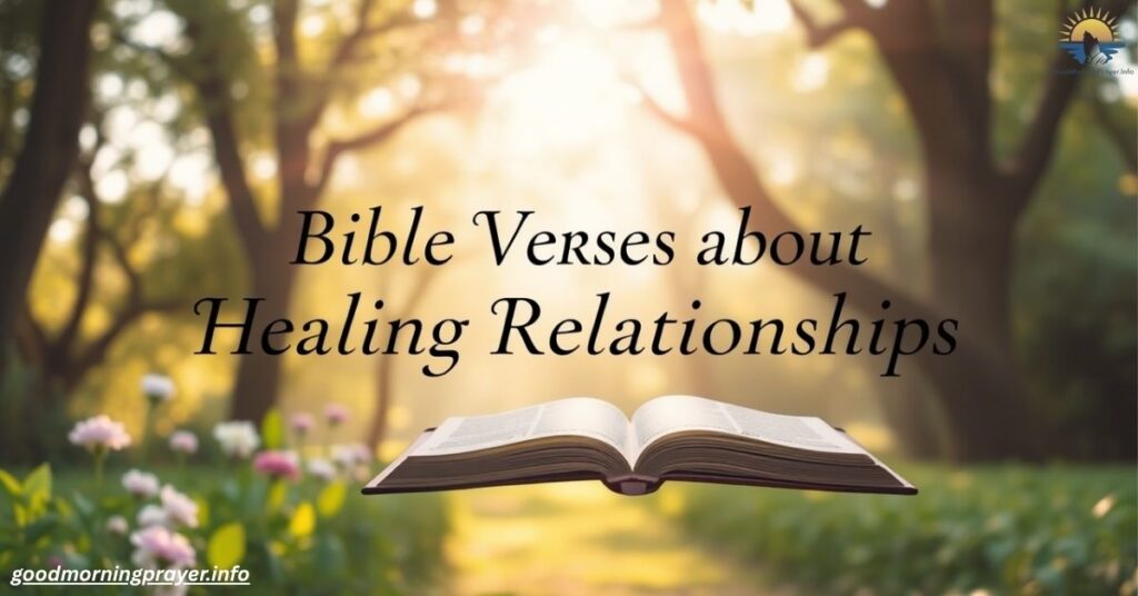 Bible Verses About Healing Relationships