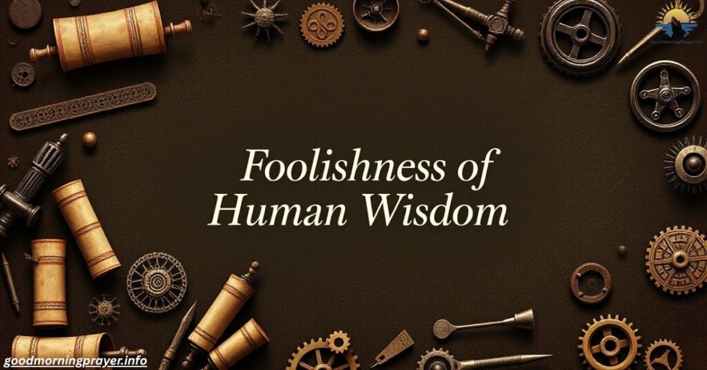 Foolishness of Human Wisdom