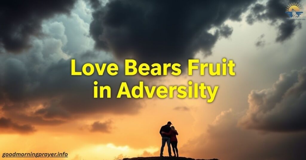 Love Bears Fruit in Adversity